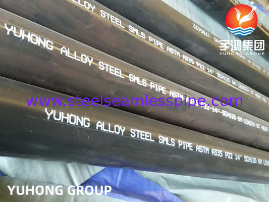 ASTM A335 / ASMES SA335 Alloy Steel Seamless Tubes P9 / P11 / P12 / P22 / P91 Ukuran 1/2 "Sampai 24" DALAM OD &amp; NB
