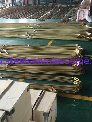Stainless Steel U Bend tube ASTM B163, ASME SB 163, ASME B677, EN10216-5 TC2 D4 1.24MM, 1.65MM, 2.0mm, 2.11MM, 2.5mm