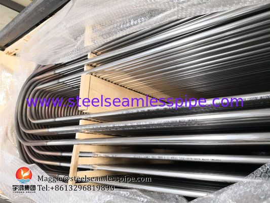 Welded U Bend Stainless Steel Tube Bright Annealed Finish ASTM A688 / SA688