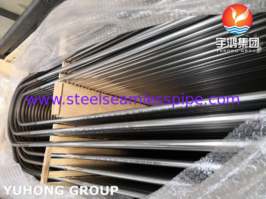 Stainless Steel Welded U Bend Tube, BA, A688, SA688, Tabung Boiler Penukar Panas