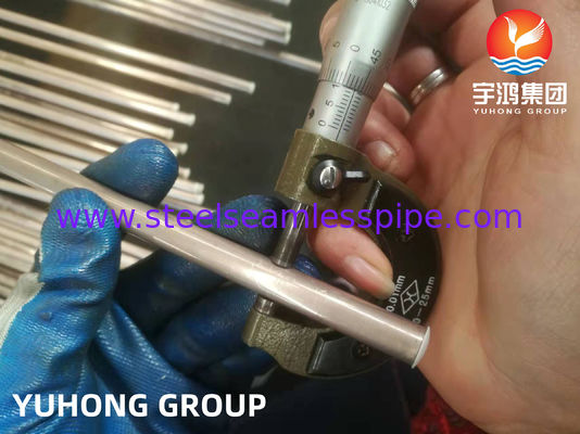 ASTM B111/ASME SB111 C70600 TABUNG TEMBAGA NIKEL PADUAN UNTUK PENUKA PANAS BOILER