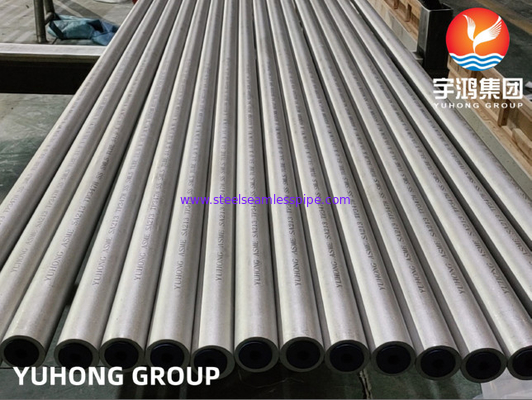 ASTM A213 TP347H Stainless Steel Seamless Tube Diterapkan untuk Penukar Panas