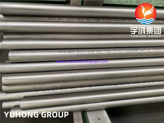 ASTM B407/ ASME SB407 Incoloy 800H (Din 1.4958)UNS N08810 Pipa Paduan Nikel
