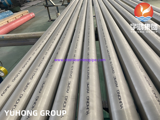 ASTM A213 TP347H Tabung Penukar Panas Tabung Stainless Steel Seamless