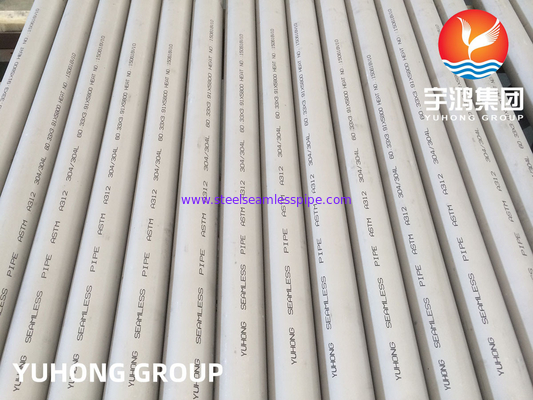 ASTM A312 TP304L Stainless Steel Seamless Pipe untuk Makanan dan Minuman