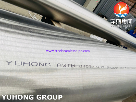 Pipa Seamless Paduan Nikel ASTM B407/ B163 UNS NO8800 UNS NO8810 UNS NO8811