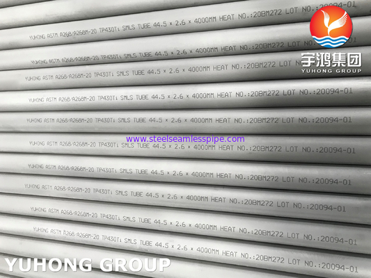 ASTM A268 TP430Ti / UNS S43036 / 1.4510 Tabung Stainless Steel Seamless