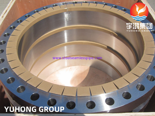 Flang baja dupleks ASTM A182 F51 UNS S31803 Sistem Pengolahan Air Laut