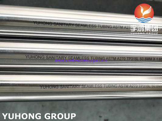ASTM A270 TP316L Stainless Steel Dipoles Sanitary Seamless Pipe