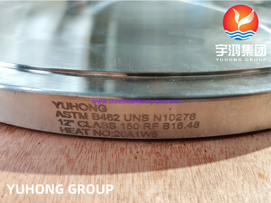 WNRF Hastelloy Flange ASTM B462 C276 Sambungan pipa tahan korosi