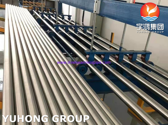 ASTM A270 TP316L Stainless Steel Sanitary Seamless Tube Permukaan Cerah