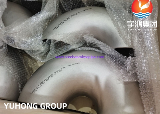 ASTM B366 / ASME SB366 Inconel 600 UNS N06600 Nikel Alloy Elbow untuk Teknik Nuklir