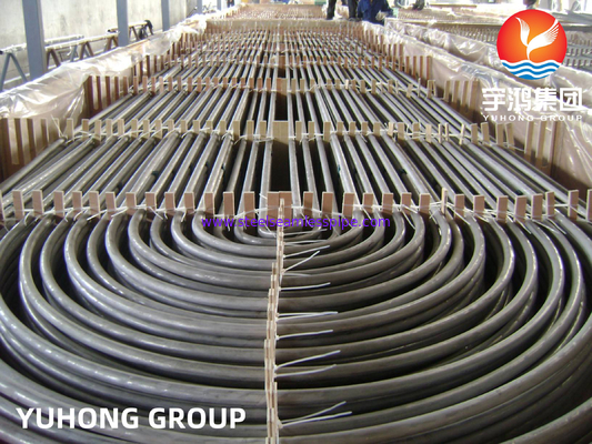 ASTM A213 TP304 Stainless Steel U Bend Tube untuk Penukar Panas