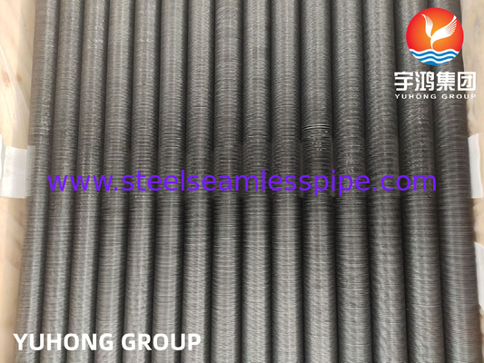 A179 Finned Tube Heat Exchanger Tube AL 1060 Fin L Type Extruded Embeded Type Heat Exchanger Kondensor Pendingin Udara