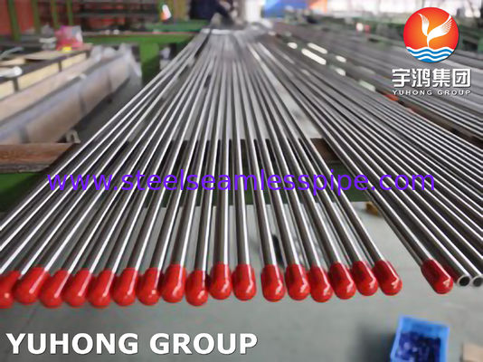 Stainless Steel Bright Annealed Tube A269 TP316L 316H TP304H TP347H Kapiler Tubing Kekuatan Tinggi Tipe Las Tanpa Jahit