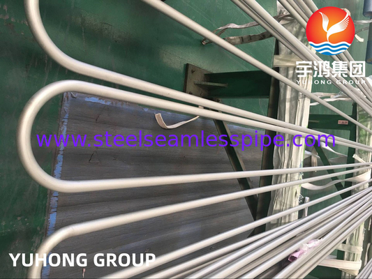 ASTM B444 Alloy 625 (UNS N06625) tabung U Bend tanpa jahitan untuk penukar panas