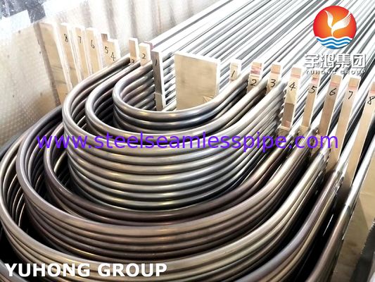 Steel stainless Seamless ASTM A213 / ASME SA213 TP321 / TP321H / TP347H Boiler U Bend Tube