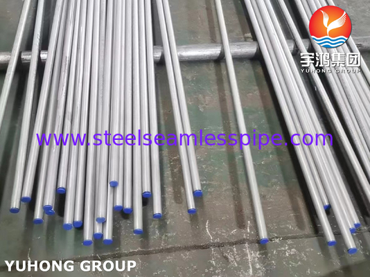 ASTM A213 / ASME SA213 TP444 tabung tanpa jahitan untuk aplikasi penukar panas