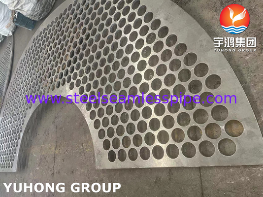 Baffle Plate Support Plate Condenser Parts SA516 Gr.70 Industri Petrochemical/Marine/Oil Gas/Food Processing
