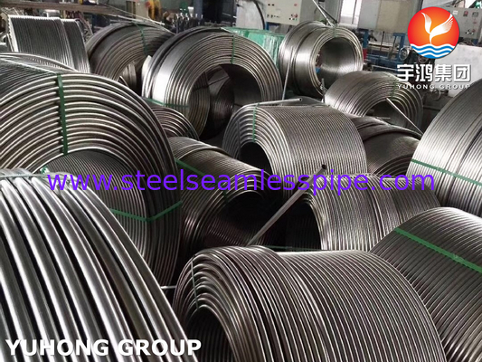 ASTM A269 TP316L Stainless Steel Seamless Coil Tube untuk Penukar Panas