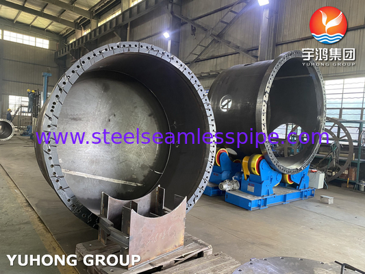 Shell bagian penukar panas (Bundel tabung, kepala, lembaran tabung, baffle, nozzle) Shell dan penukar tabung