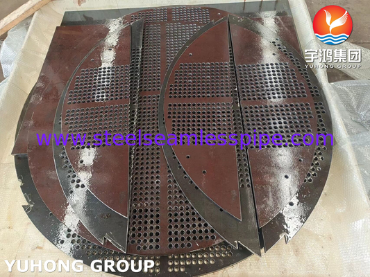 ASME SA516 GR.70N Baffle Segmen Ganda Untuk Aplikasi Penukar Panas