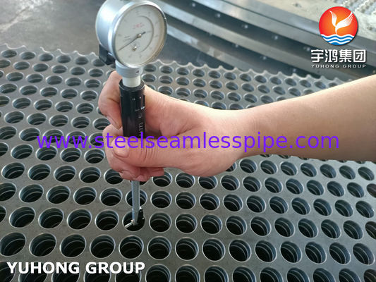 EN 10025-2 S235JR Plat Baffle untuk penukar panas Dukungan struktural dan efisiensi transfer panas