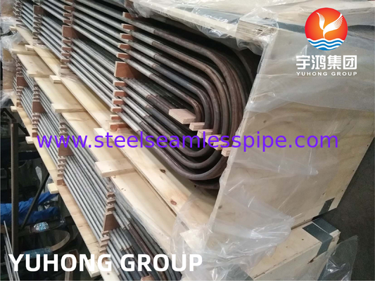 ASTM A213 TP304L Tabung Tekuk U Mulus Baja Tahan Karat Austenitik