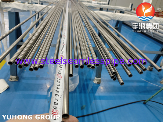ASTM B622 UNS NI0276 Tabung tanpa jahitan dari Hastelloy C276 Low Carbon Nickel Alloy