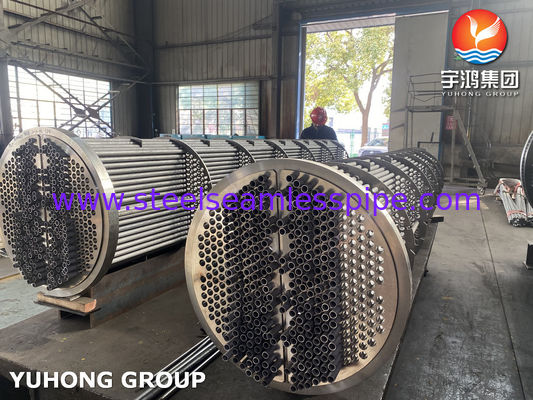 Stainless Steel / Alloy Steel / Carbon Steel Tube Bundle, Tube Sheets untuk Bagian Exchanger Panas