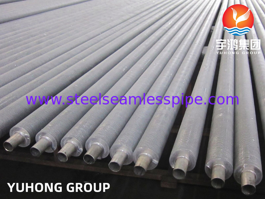 ASME SA210 Gr A1 tabung tanpa jahitan Al1060 Aluminium Fin Embedded G Type Fin Tube