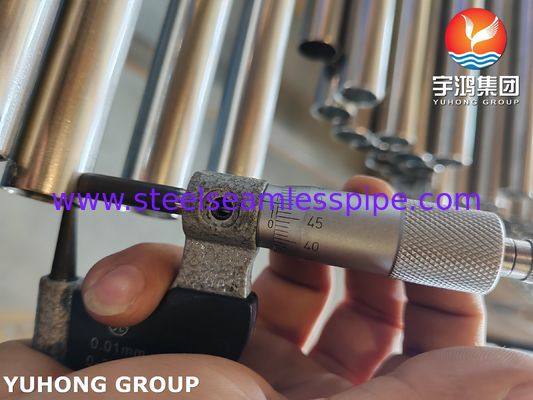 Pipa Mulus Baja Tahan Karat ASTM A269 TP316L Anil Terang untuk Aplikasi Penukar Panas Boiler