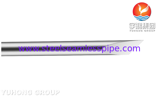 Stainless Steel Bevelled Solid Core Needle Tube ISO9626 304 Lancet Darah Untuk Pengumpulan Sampel