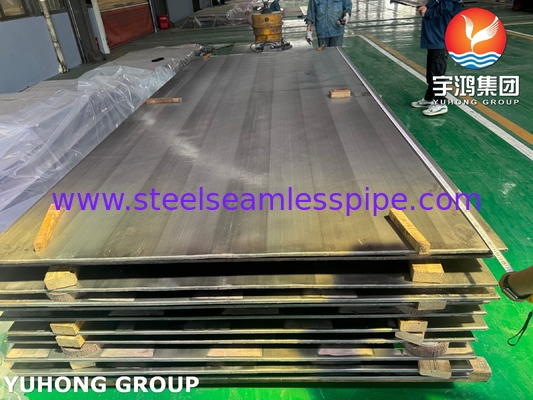 Pelat Berpakaian Bahan Peledak ASME SA516 Gr.70 Baja Karbon Lapisan ASME SB127 Monel 400