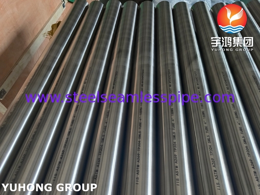 ASTM A269 TP304L Stainless Steel Seamless Tube Heat Exchanger Tube Cerah dipanaskan