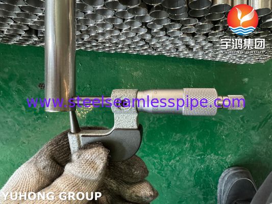 Pipa Las Baja Karat Tahan Karat ASTM A249 TP316L Dilas Anneal Terang