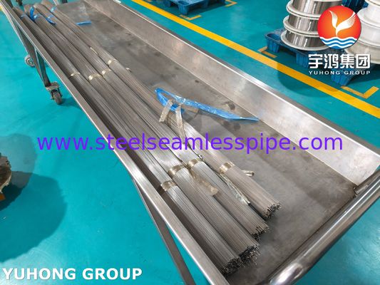 ISO9626 SUS304 Tabung Kapileri Baja Rinsing Medis Tersalding untuk Kateter Satu Kali Pakai