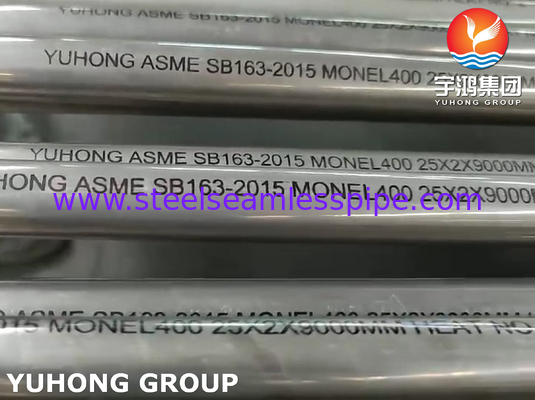 ASME SB163 MONEL 400 (UNS N04400) Tabung Mulus Paduan Nikel untuk Penukar Panas dan Kondensor