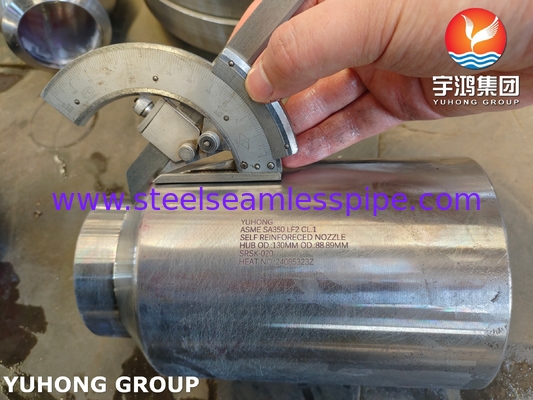 ASTM A350 LF1 LF2 LF3 LF5 Nozzles Self-Reinforcing Forged Untuk Kapal Tekanan
