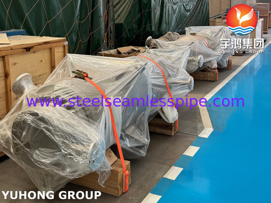 Penukar Panas U-Tube ASME VIII-1 Clad UNS N06600 untuk Proses Klor-Alkali NACE MR0175​