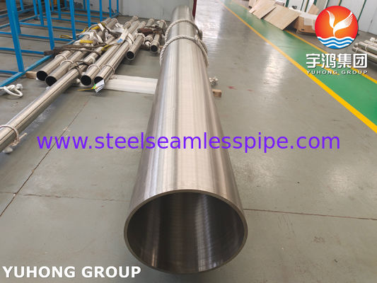 ASME SB163 N04400 Monel 400 Nickel Alloy Tabung Kondensor dan Penukar Panas