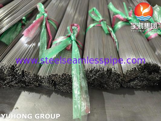 Tabung Kapiler Baja Tahan Karat ISO9626 AISI304 1.4301 untuk Aplikasi Jarum Medis