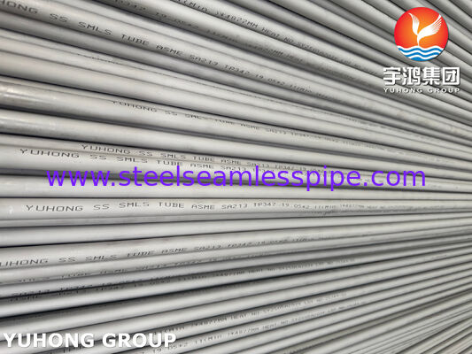 Pipa Penukar Panas Mulus Baja Tahan Karat ASTM A213 TP347