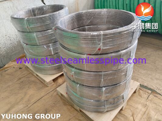 ASTM A269 TP316L Stainless Steel Bright Annealed Coil Tube Untuk Aplikasi Fluida Industri