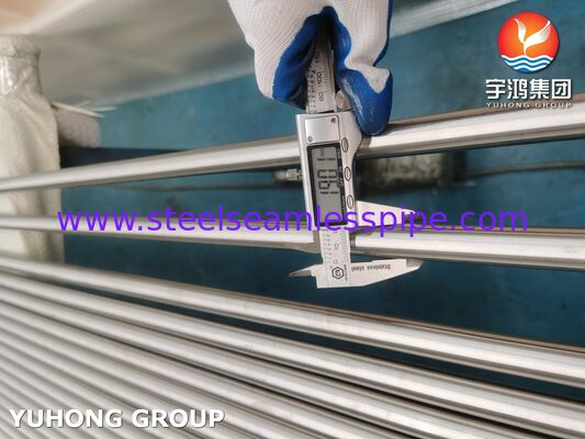 Tabung Anil Cerah Las ASTM A249 TP316L / 1.4404 untuk Superheater