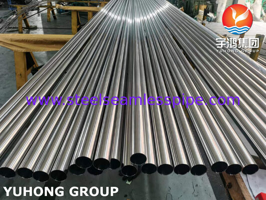 Stainless Steel Welded Tube A270 TP304 180 360 Grit Surface Polished untuk industri makanan dan minuman dan susu