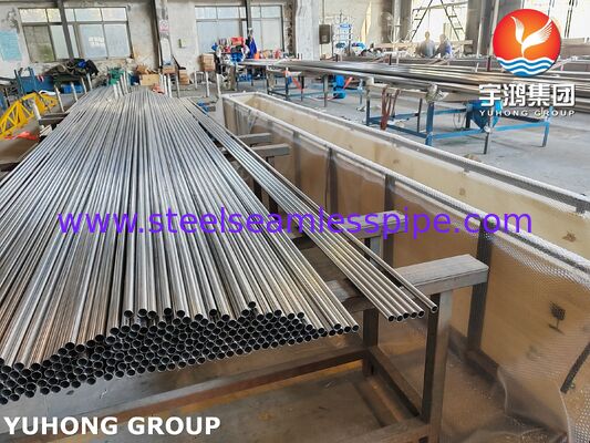 Cahaya Annealed ASTM A249 TP316L Stainless Steel Welded Tube Untuk Industri Diary
