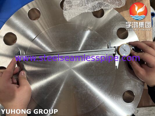 ASTM A182 F51 Duplex 2205 Blind RF Flange Tempa, Kekuatan Tinggi, Tahan Korosi untuk Minyak & Gas