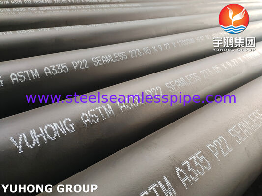 ASTM A335 P22 Baja Alloy Pipe Seamless Boiler Baja Alloy Pipe Ferritic suhu tinggi