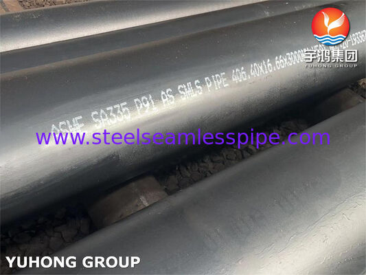 ASTM A335 / ASME SA335 UNS K90901 P91 Boiler Tube EN 1.4903 Pipa tanpa jahitan baja paduan